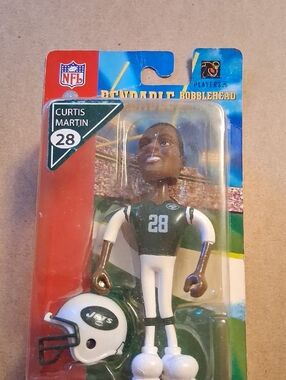 Curtis Martin #28 New York Jets Bobblehead - Green & White